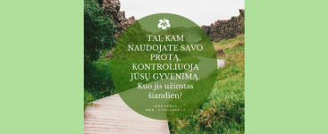 kas kontroliuoja jusu gyvenima