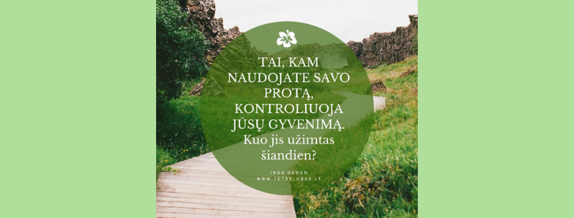 kas kontroliuoja jusu gyvenima